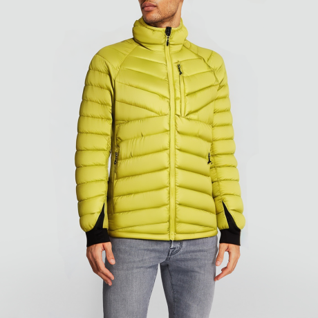Outdoor hiking warm down jacket