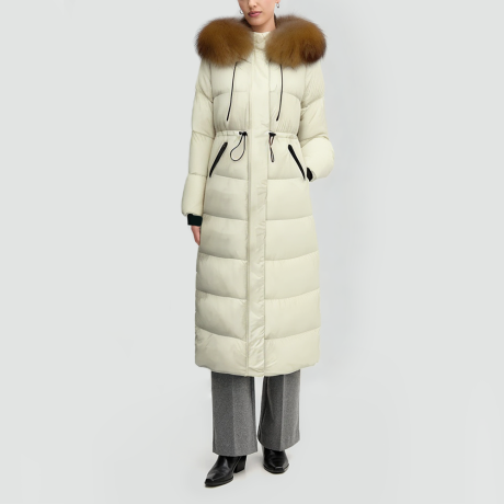 High-quality women's winter warm down jacket